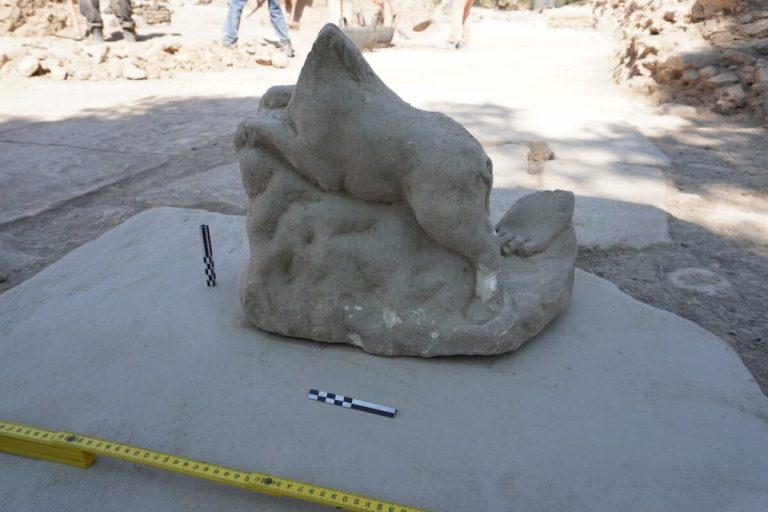 Neue Funde in Gortyna: Die rätselhafte Schweinefigur aus der Antike